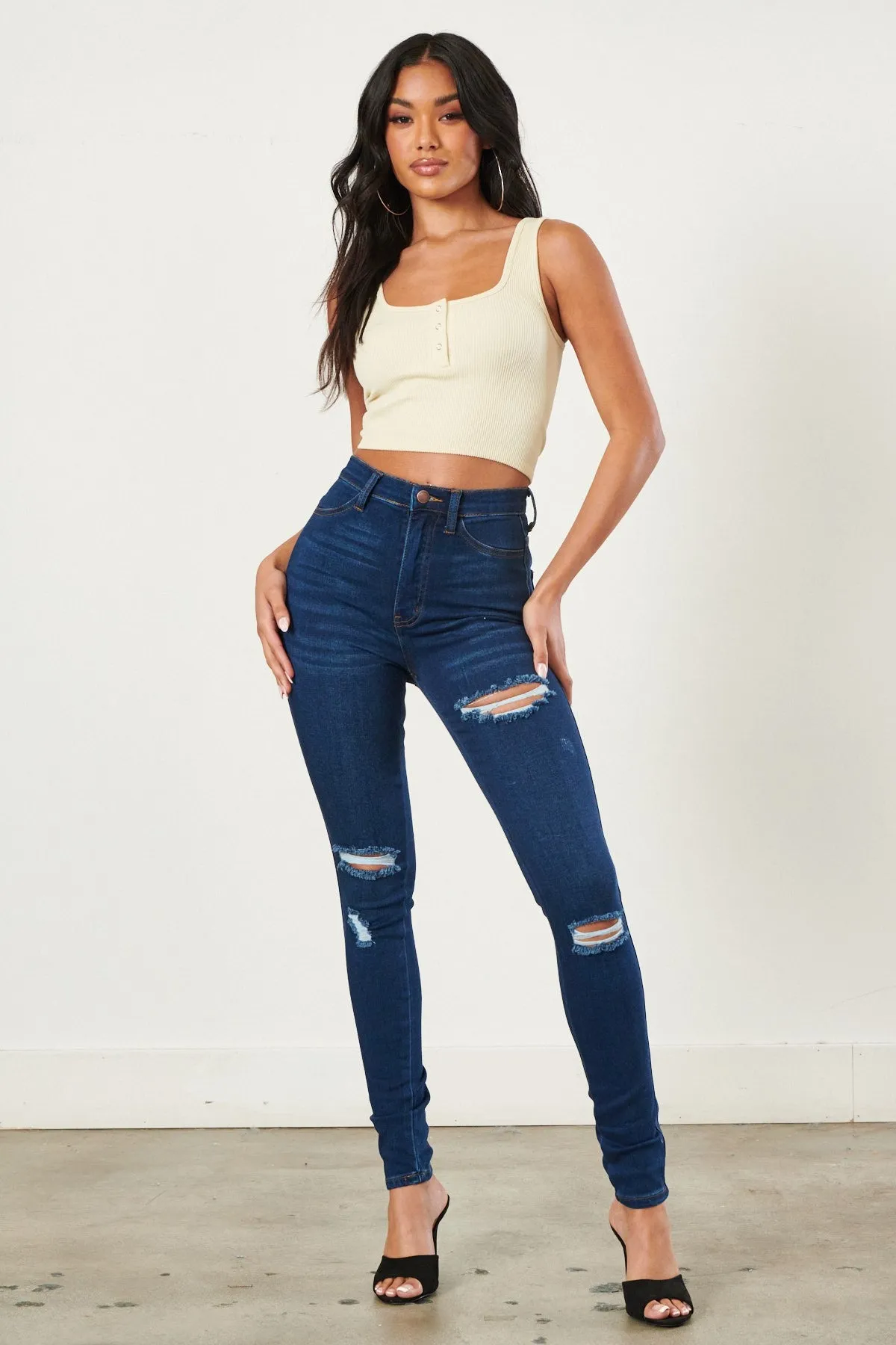 Work it Skinny Jeans sold by Vibrant