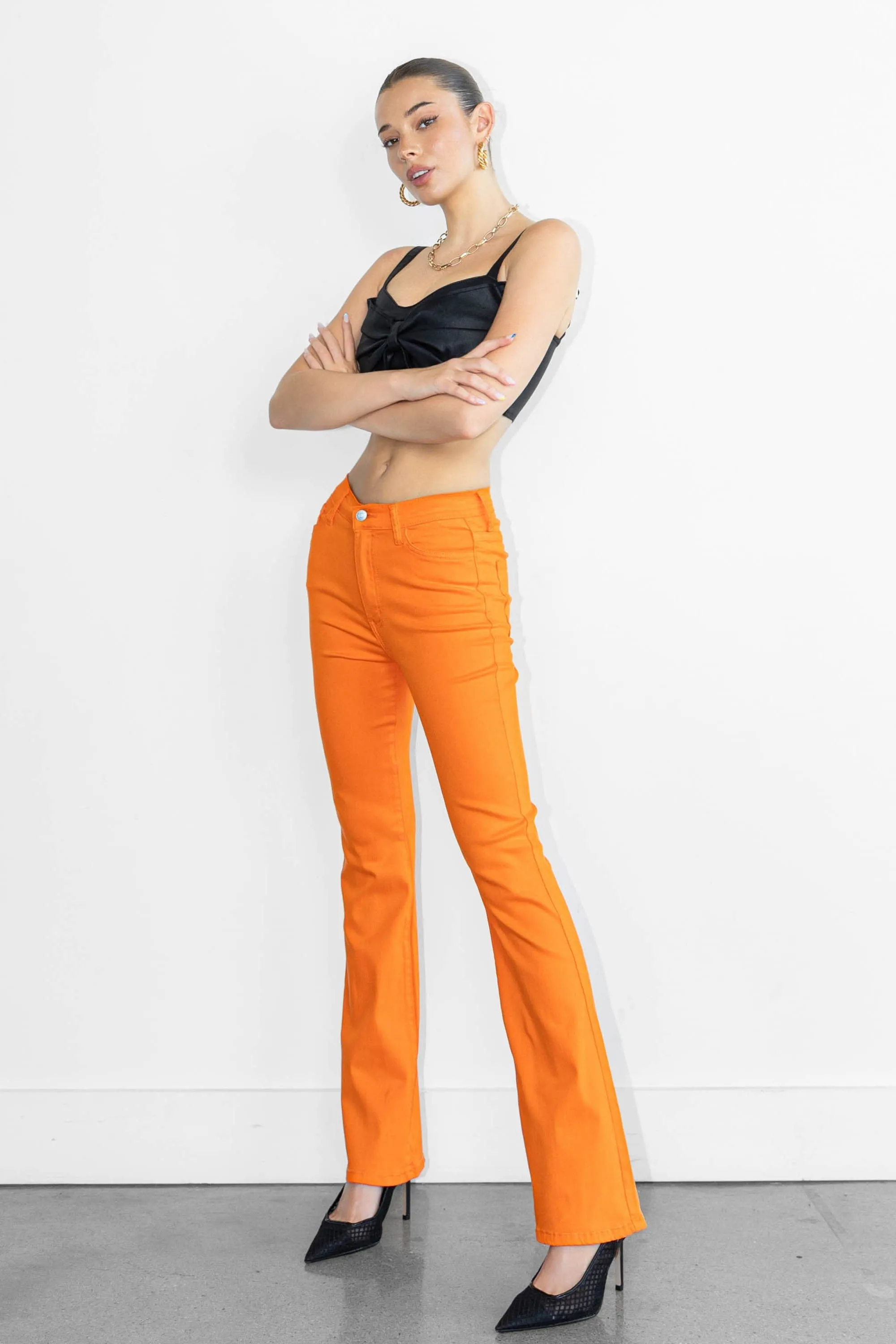 Vibrant Color Bootcut Jeans sold by Vibrant product image thumbnail 4