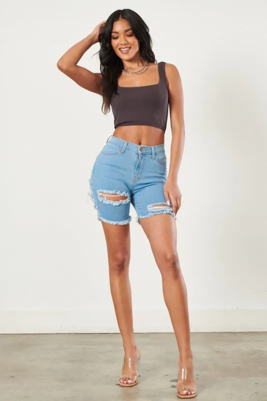 Ripped to Shreds Shorts sold by Vibrant