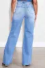 Front Cut Wide Leg Jeans sold by Vibrant