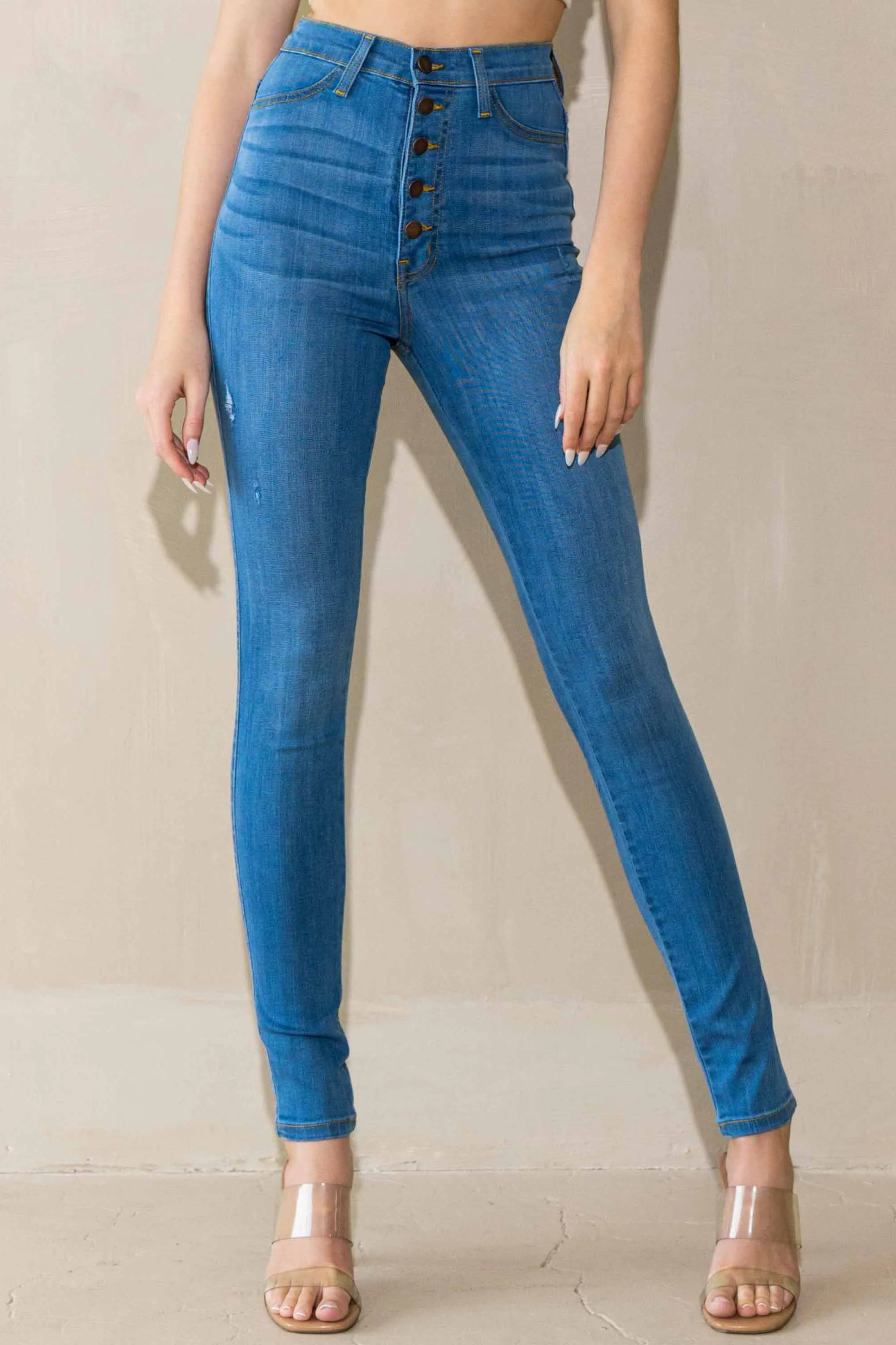 Zero Skinny Jeans sold by Vibrant product image thumbnail 4