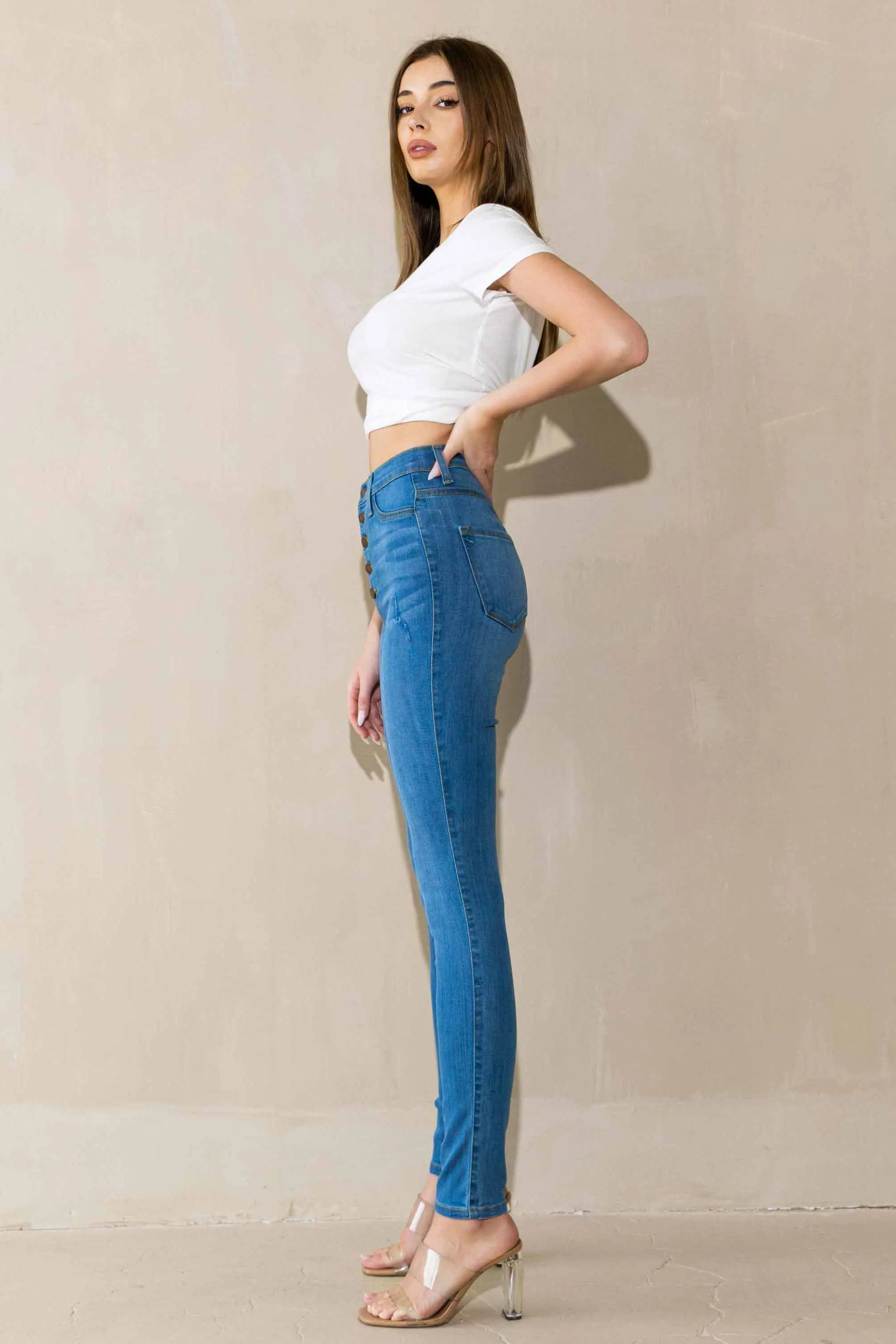 Zero Skinny Jeans sold by Vibrant product image thumbnail 2