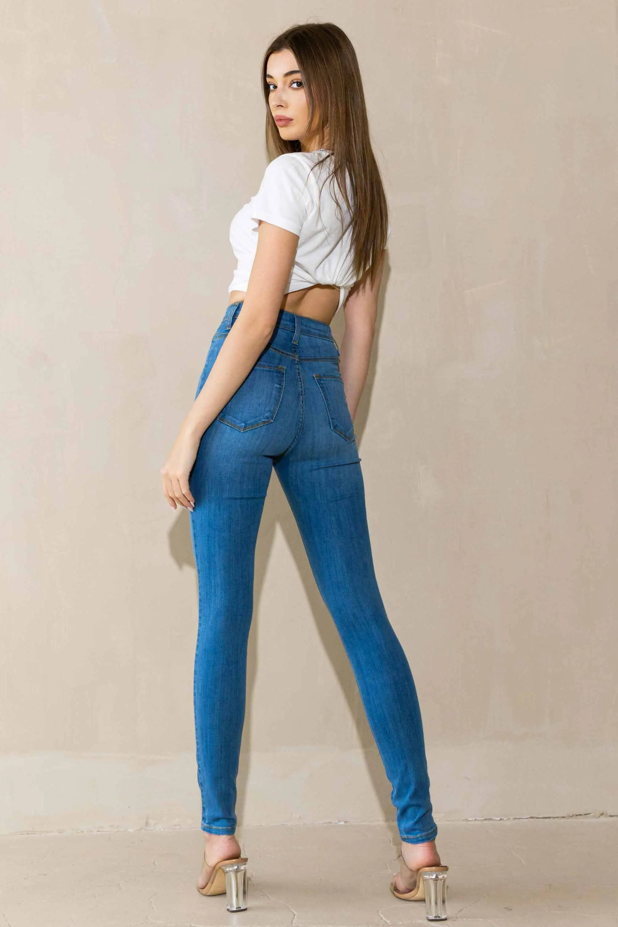Zero Skinny Jeans sold by Vibrant product image thumbnail 3