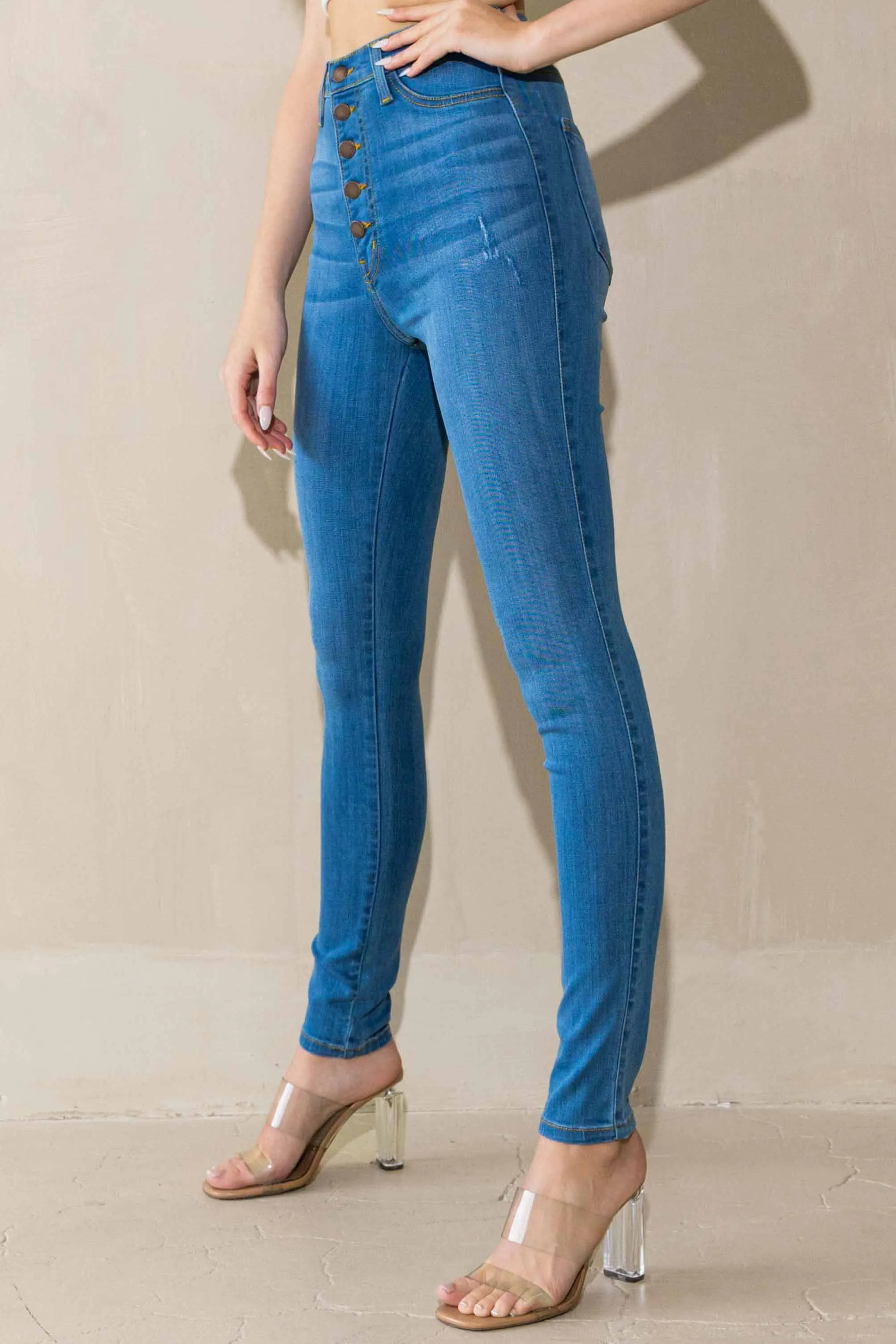 Zero Skinny Jeans sold by Vibrant product image thumbnail 5
