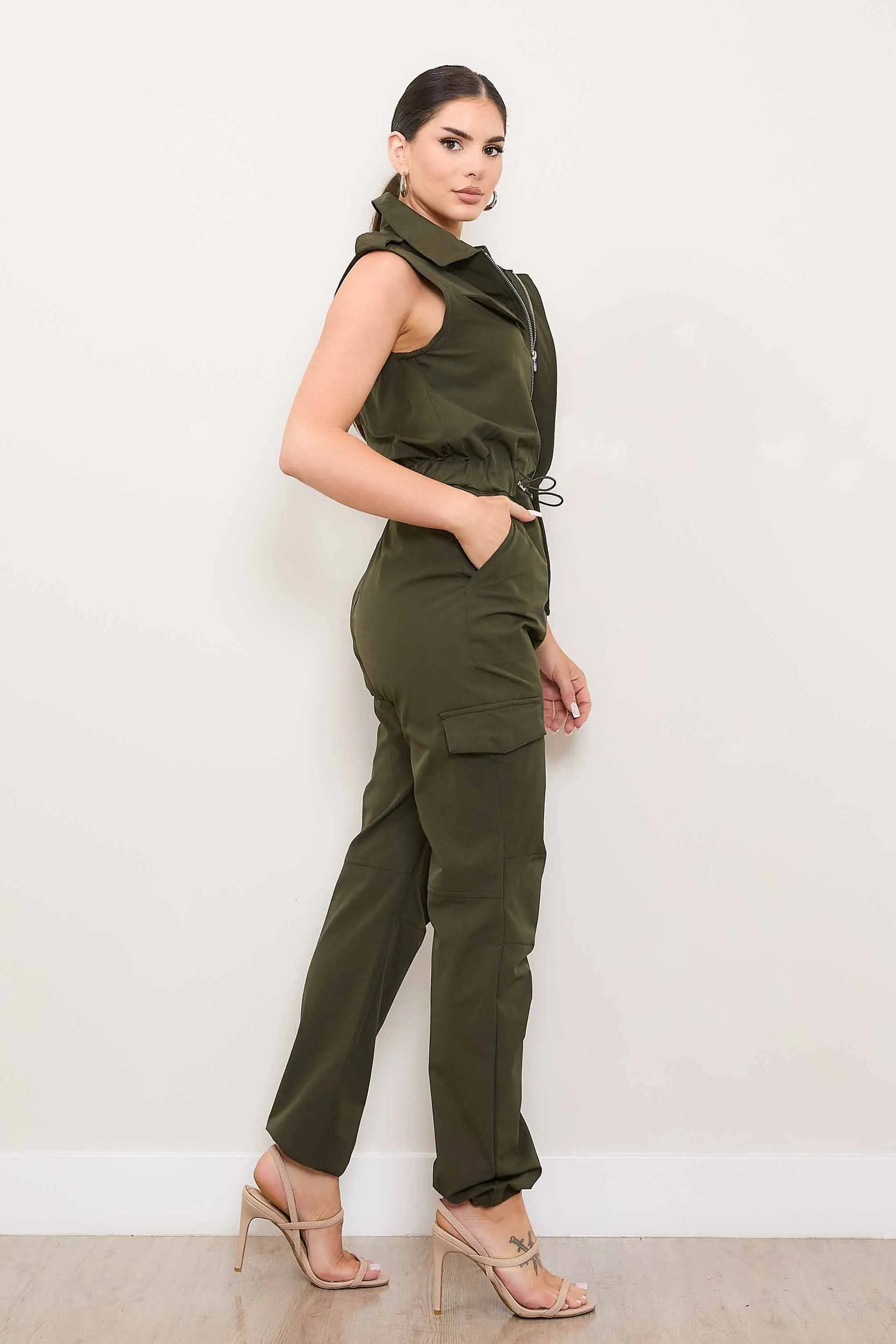 Safari Cargo Jumpsuit sold by Vibrant product image thumbnail 3