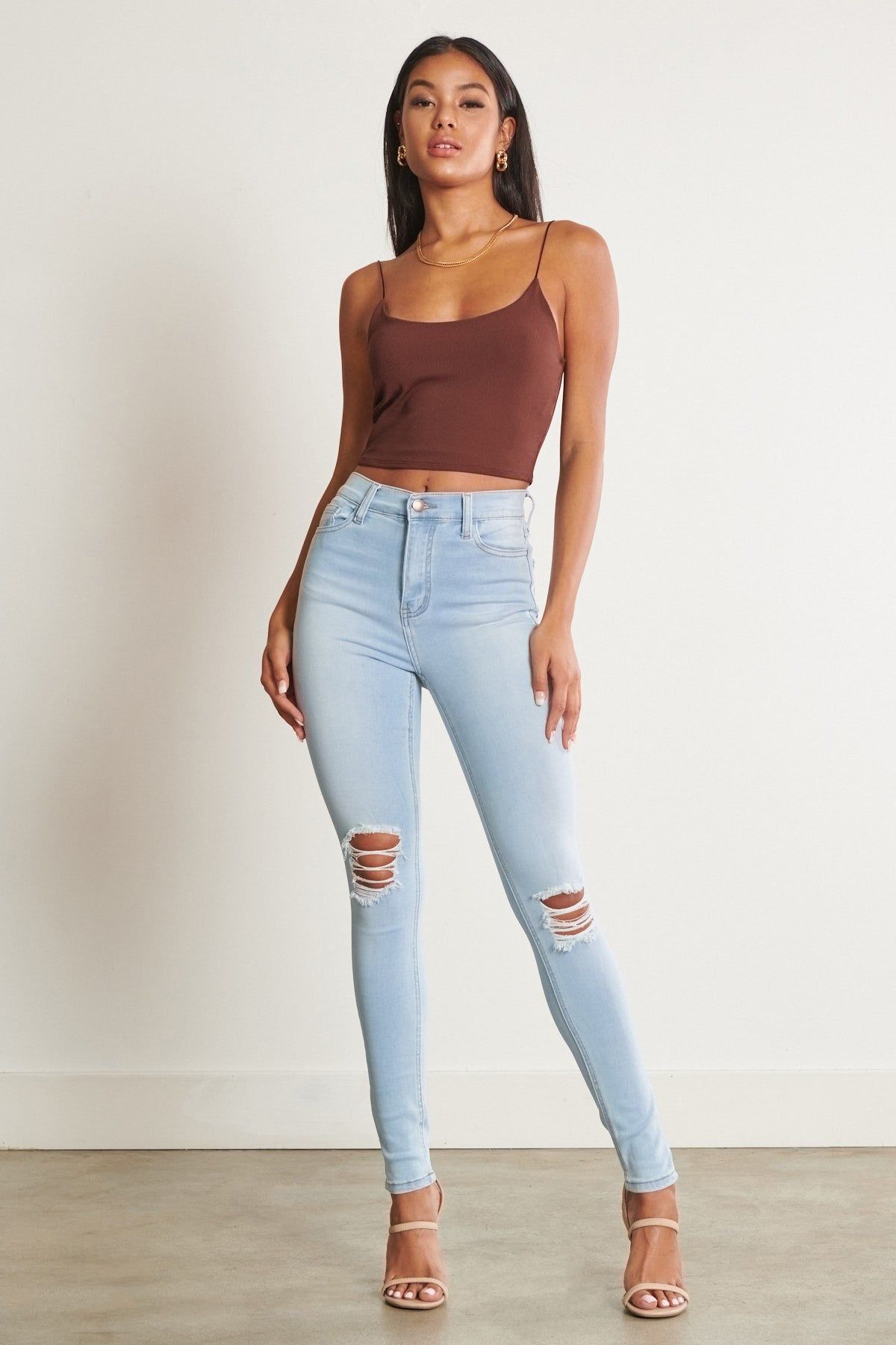Homebody Skinny Jeans sold by Vibrant