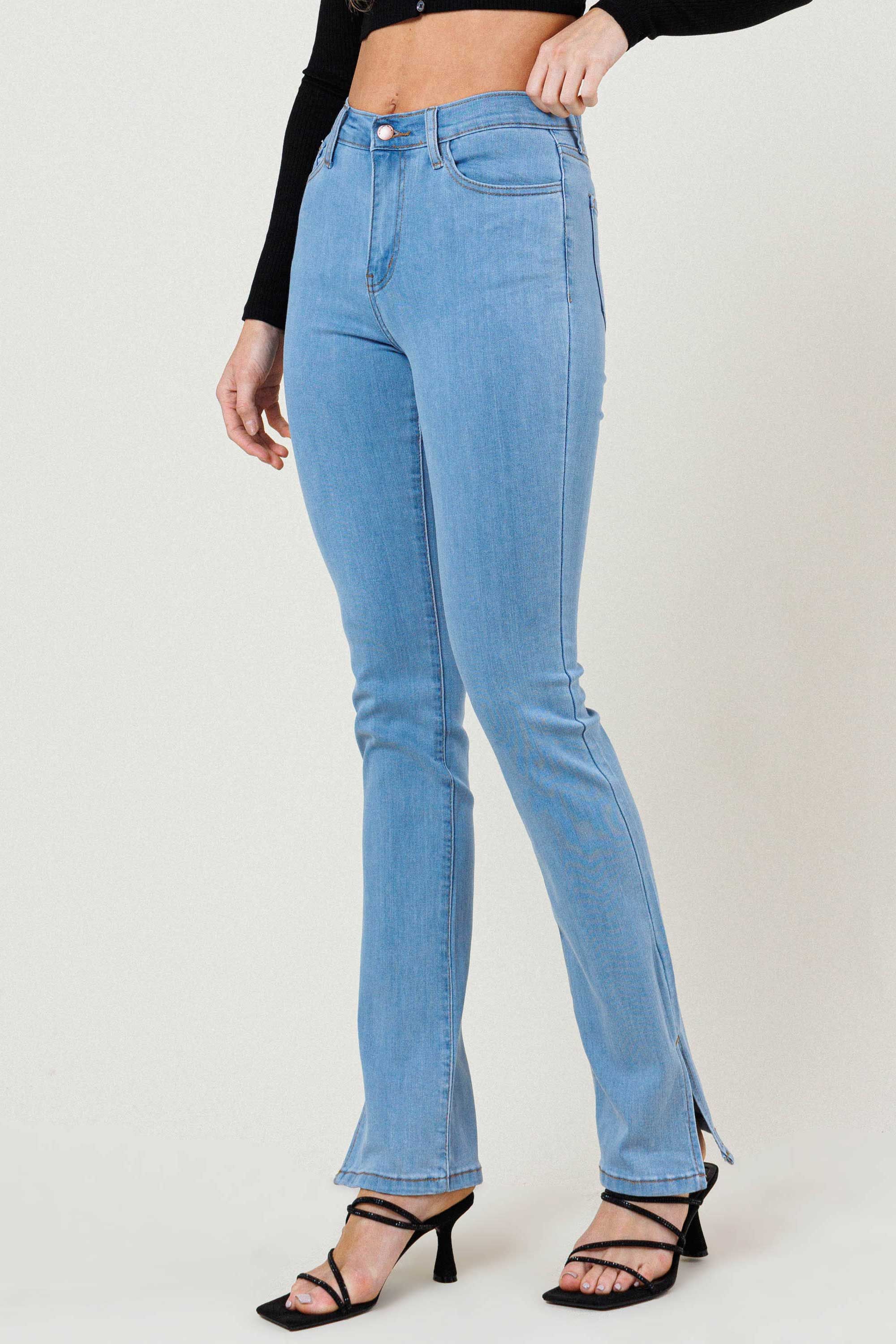 New Side Slit Bootcut Jeans sold by Vibrant product image thumbnail 5