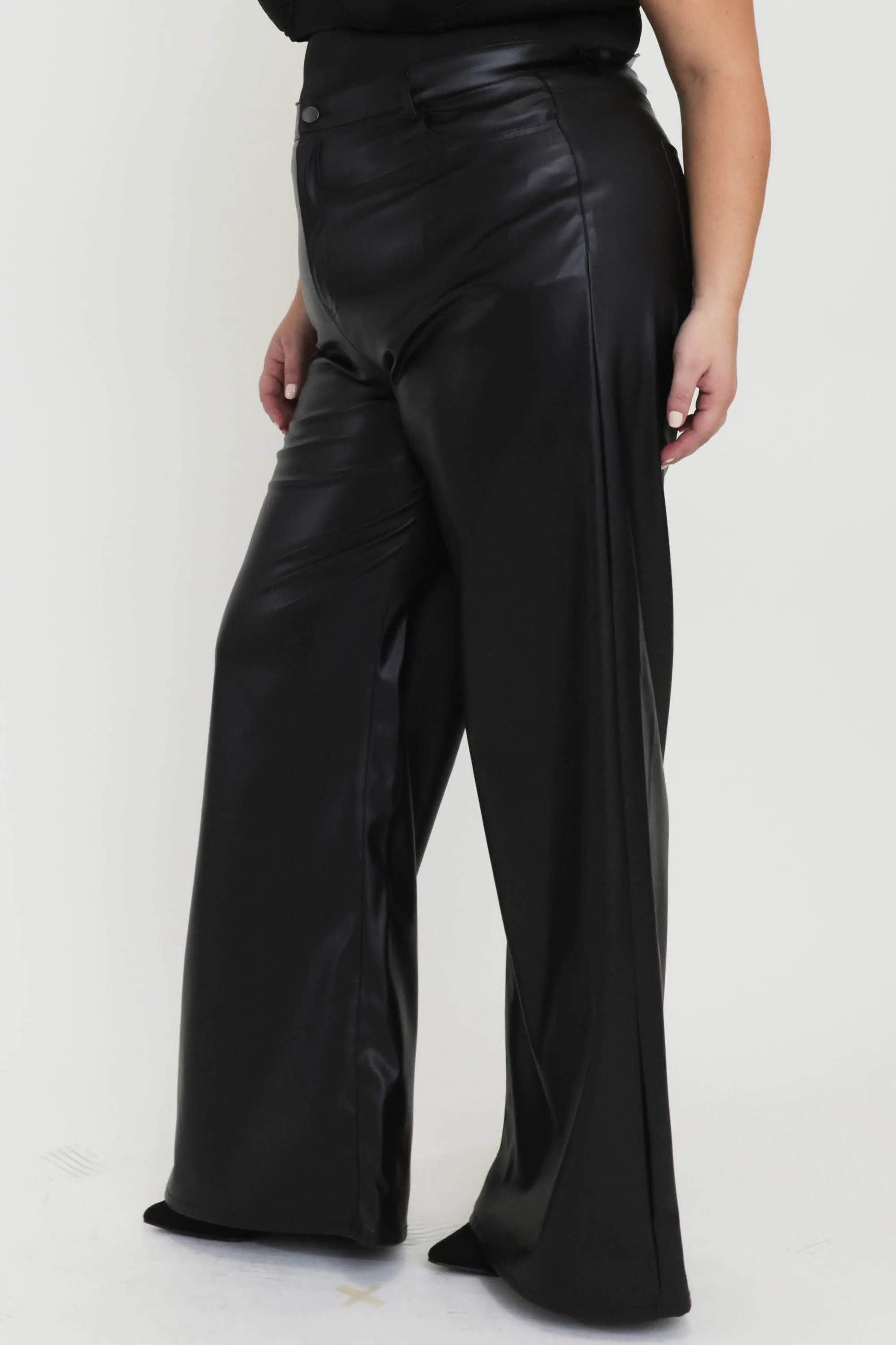 PLUS PU Vibrant Wide Pants sold by Vibrant product image thumbnail 2