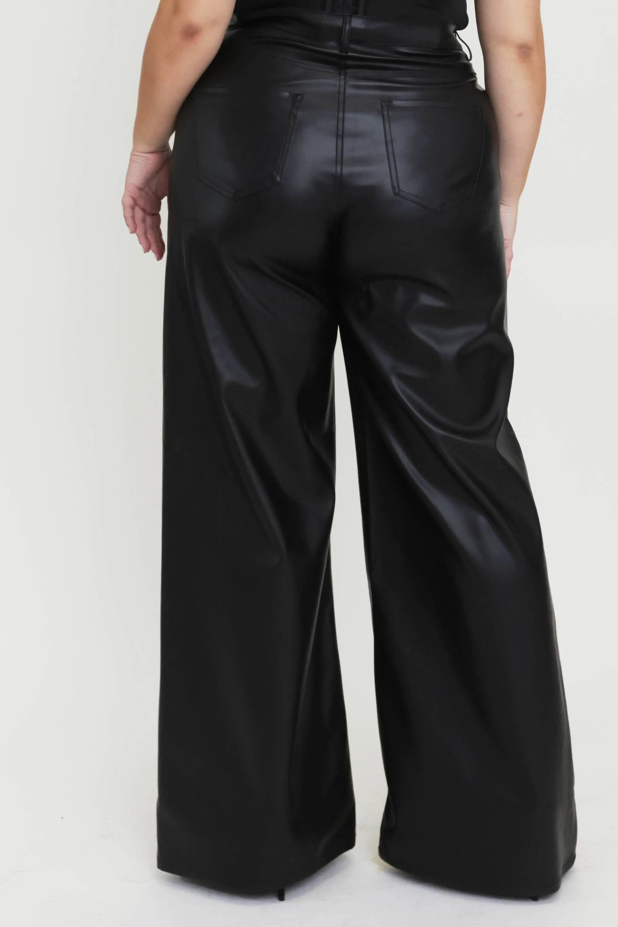 PLUS PU Vibrant Wide Pants sold by Vibrant product image thumbnail 3