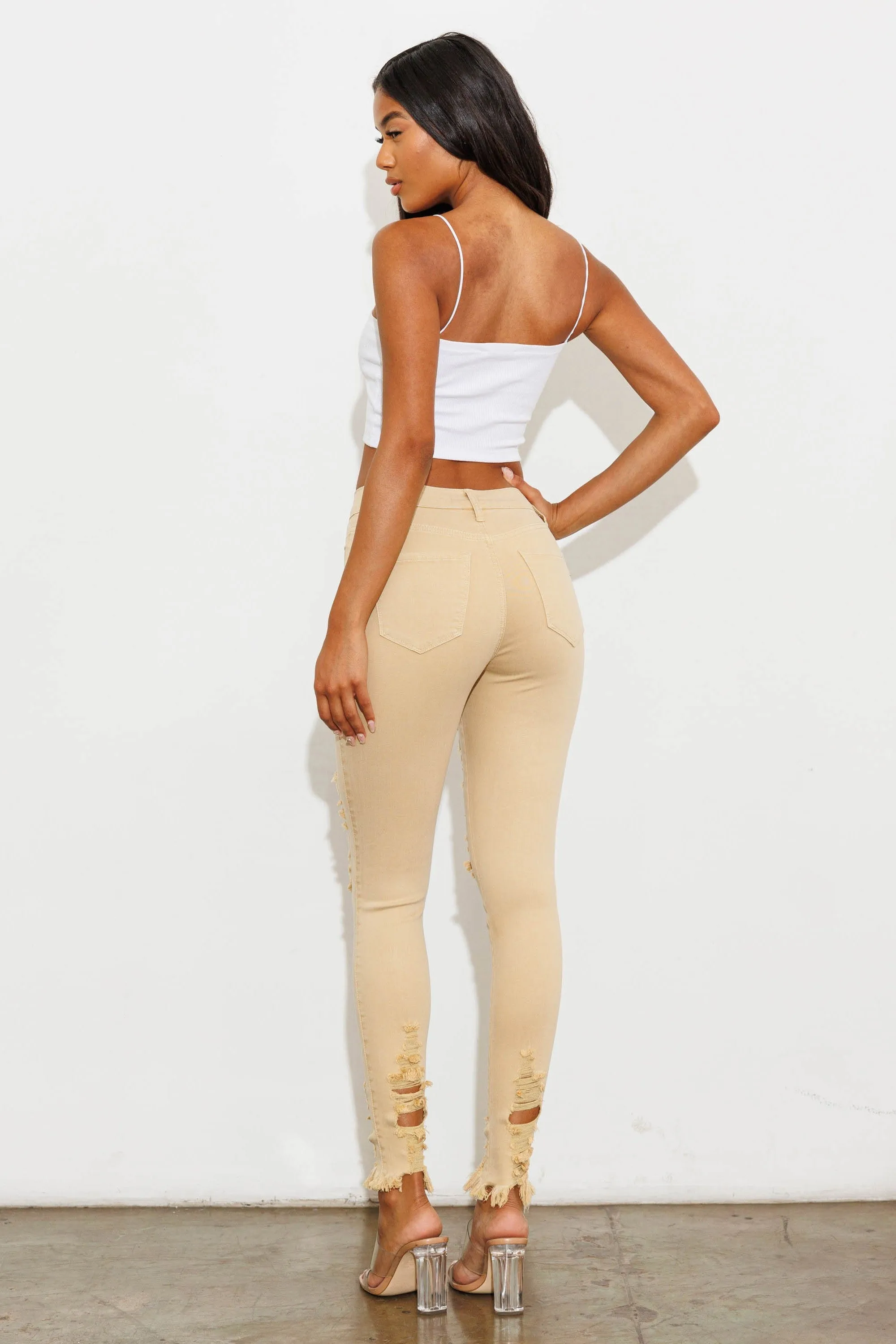 New Raw Edges Skinny Jeans sold by Vibrant product image thumbnail 3