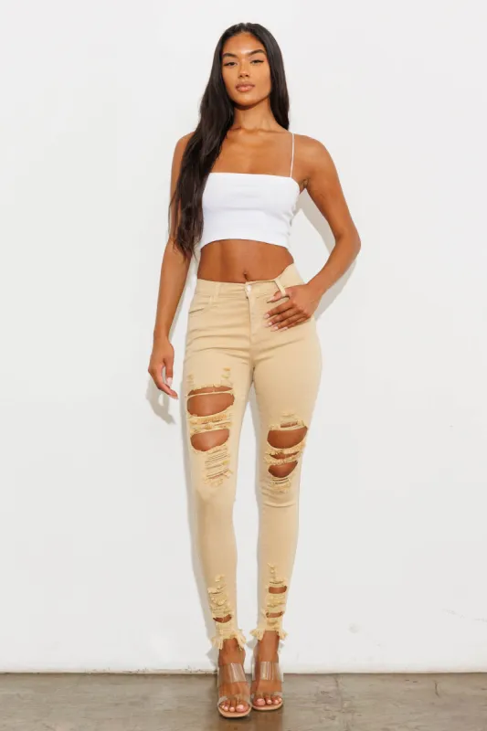 New Raw Edges Skinny Jeans sold by Vibrant