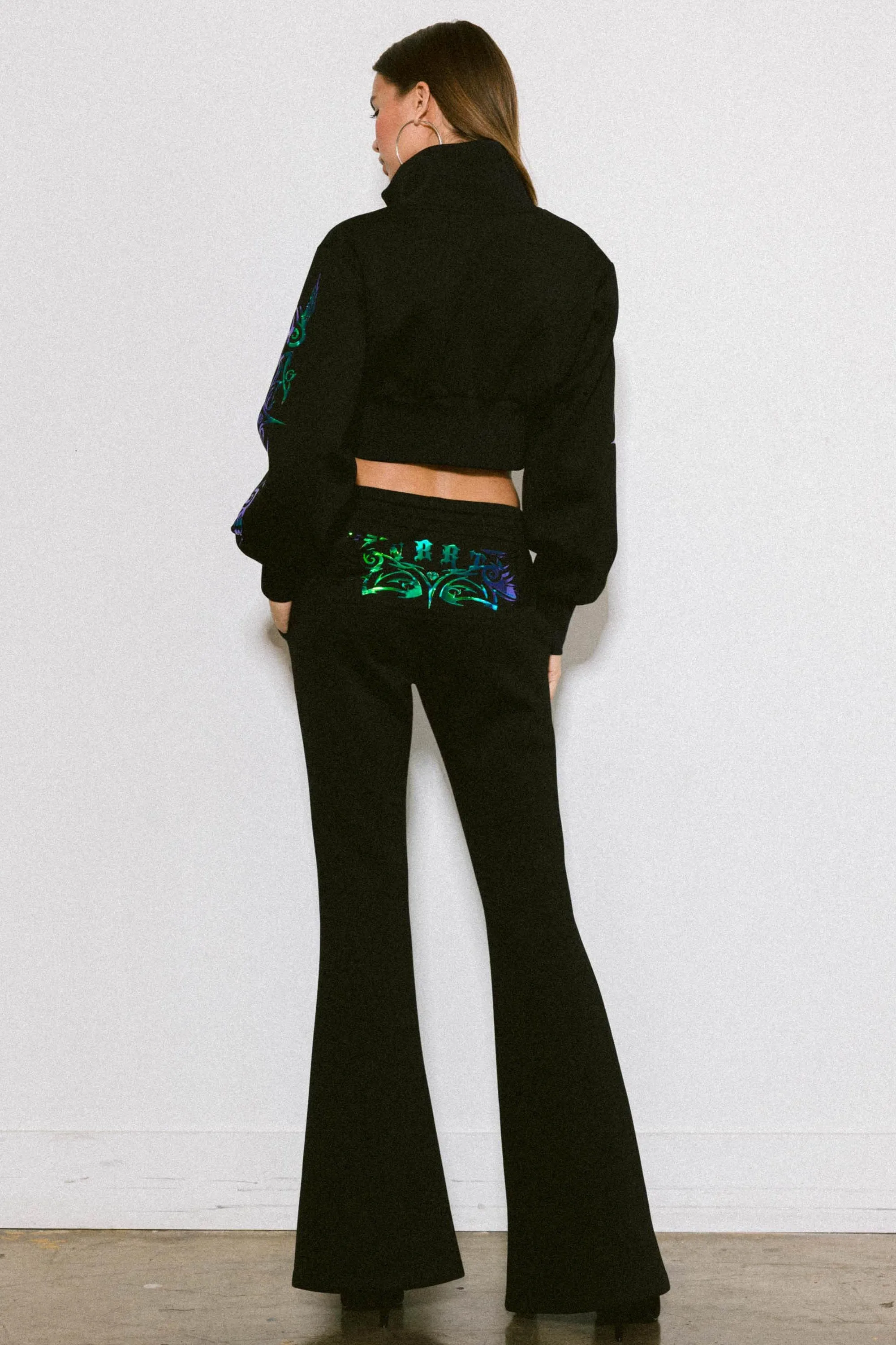 Rose Cropped Track Jacket sold by Vibrant product image thumbnail 3