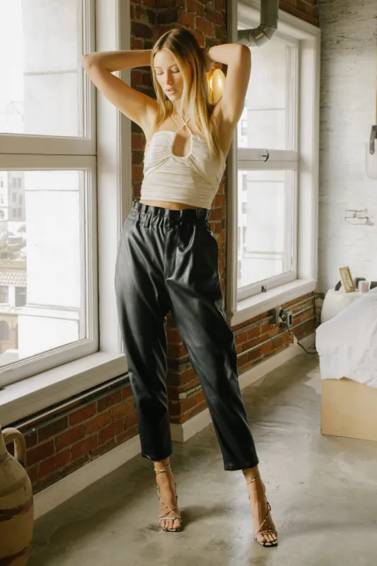 PU Paperbag Pants sold by Vibrant