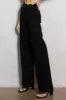 High Rise Crossed Waist Wide Jeans sold by Vibrant