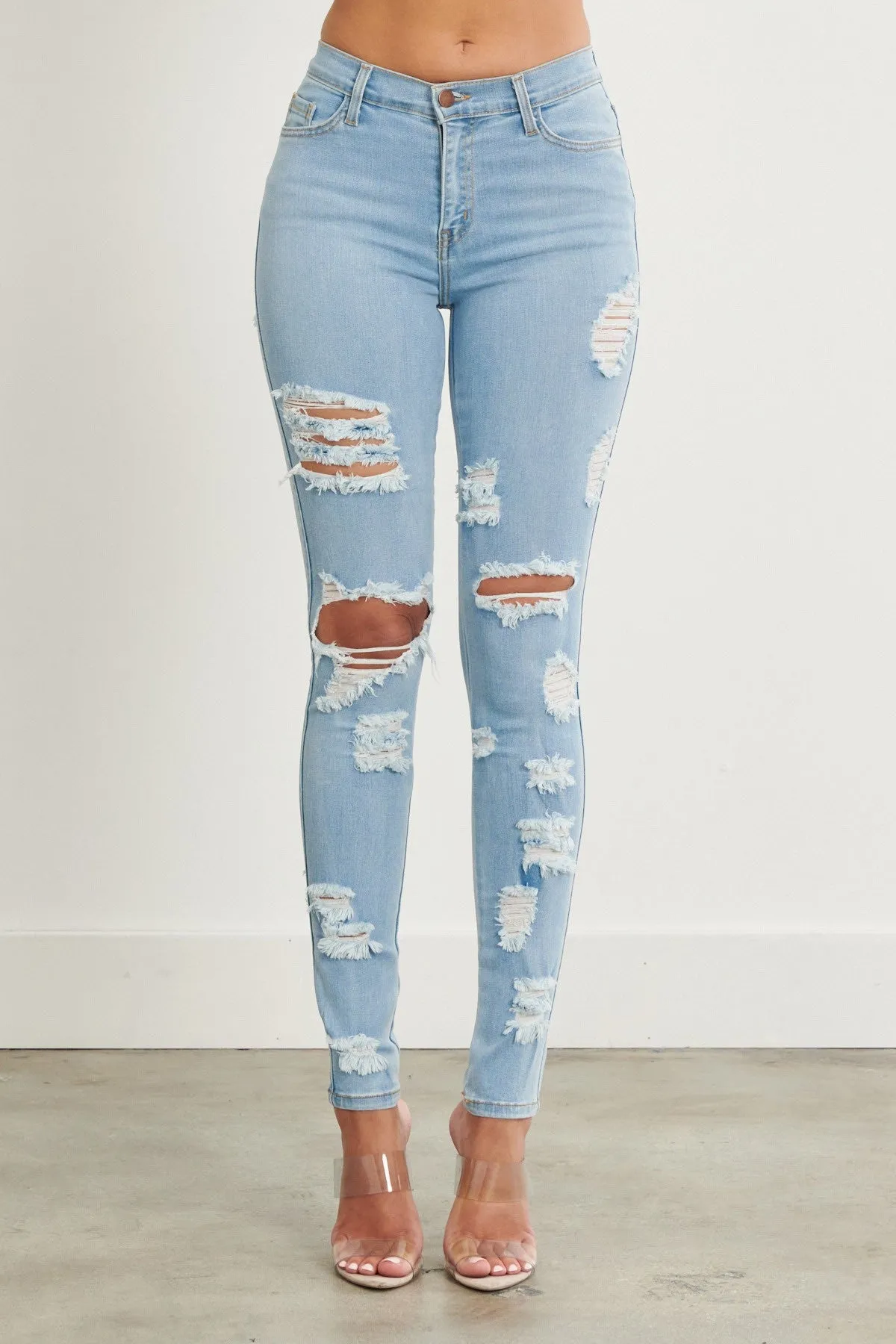 Falling for me Skinny Jeans sold by Vibrant product image thumbnail 4