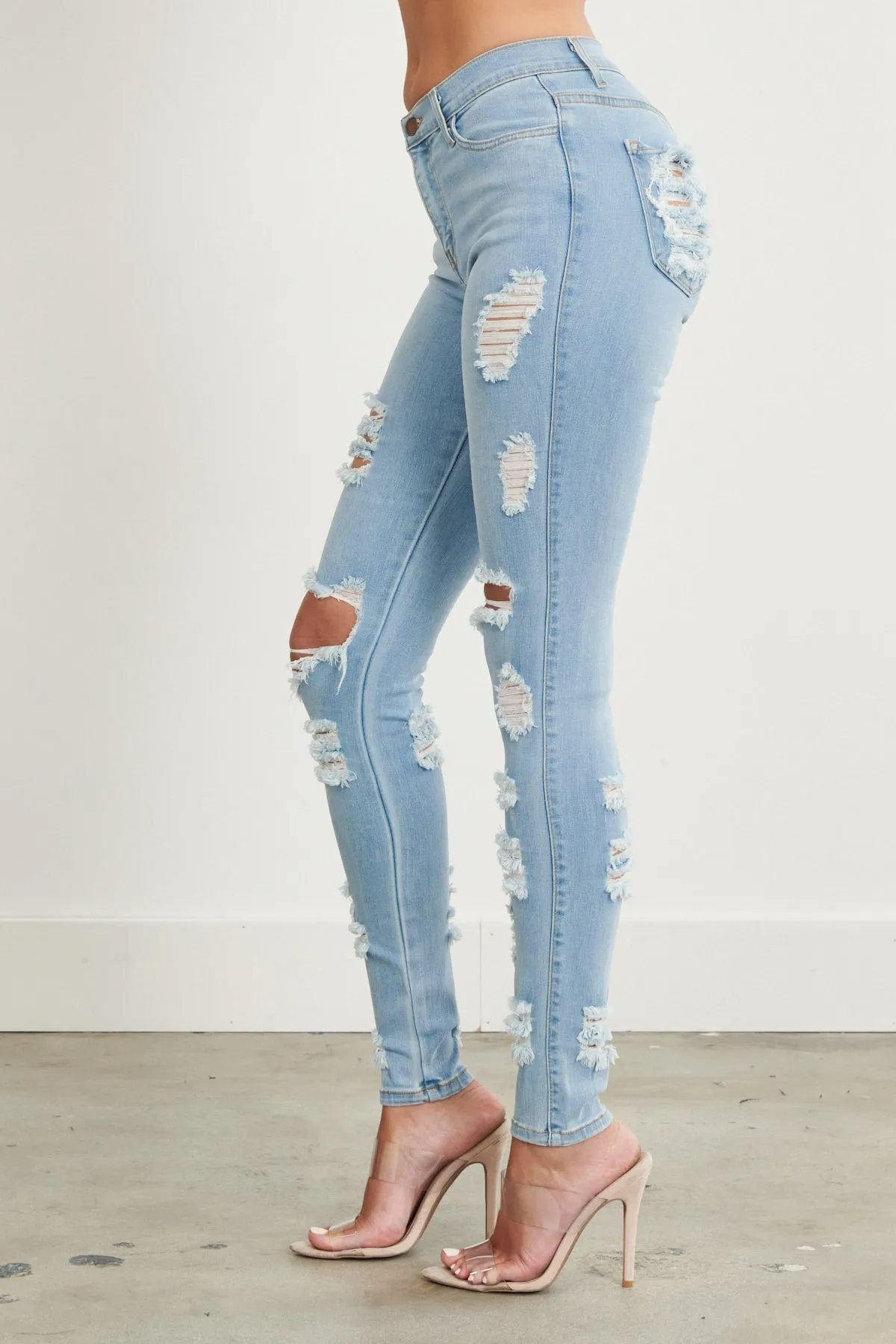 Falling for me Skinny Jeans sold by Vibrant product image thumbnail 5