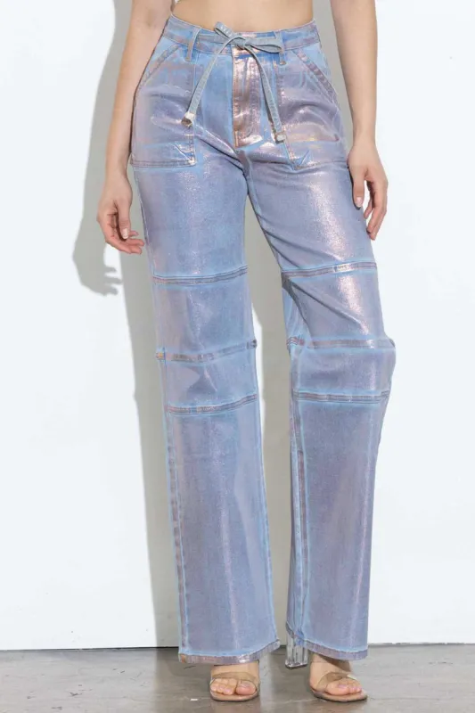 Copper Foil Relaxed Pants sold by Vibrant