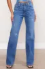 High-Rise Straight Jeans sold by Vibrant
