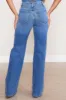 High-Rise Straight Jeans sold by Vibrant