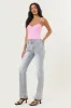 Grey Straight Leg Jeans sold by Vibrant
