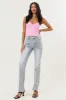 Grey Straight Leg Jeans sold by Vibrant