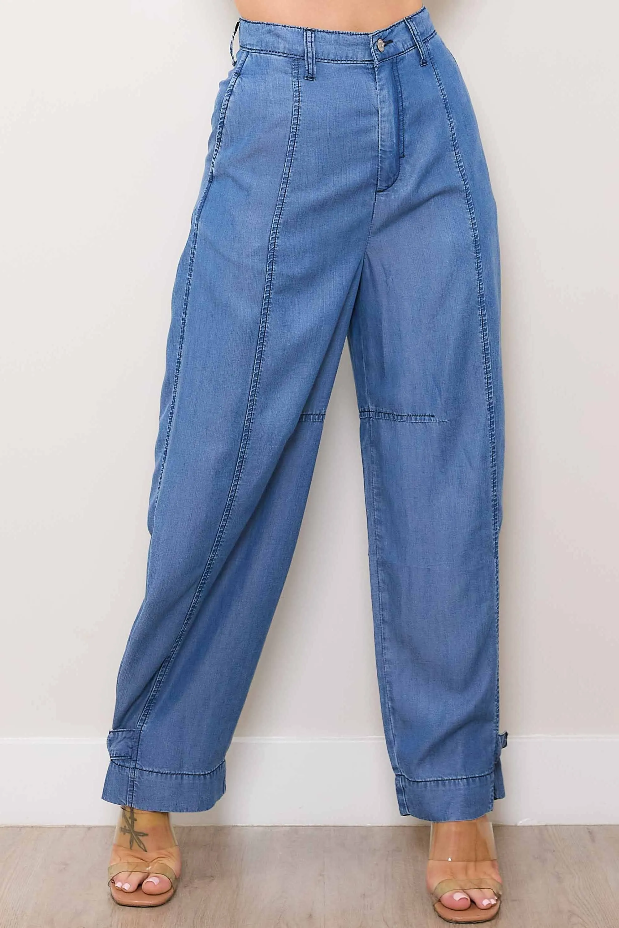 TENCEL™ fibers Wide Fit With Adjustable Opening Pants sold by Vibrant