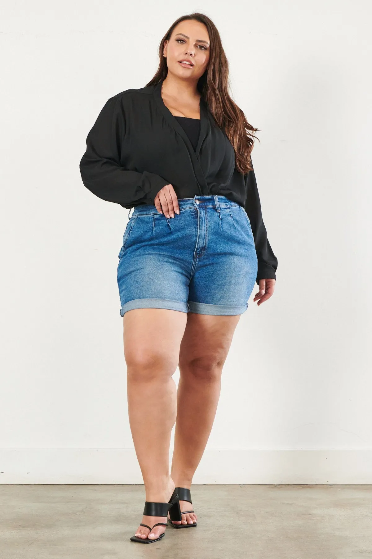 PLUS Carrie Mom Shorts sold by Vibrant product image thumbnail 2