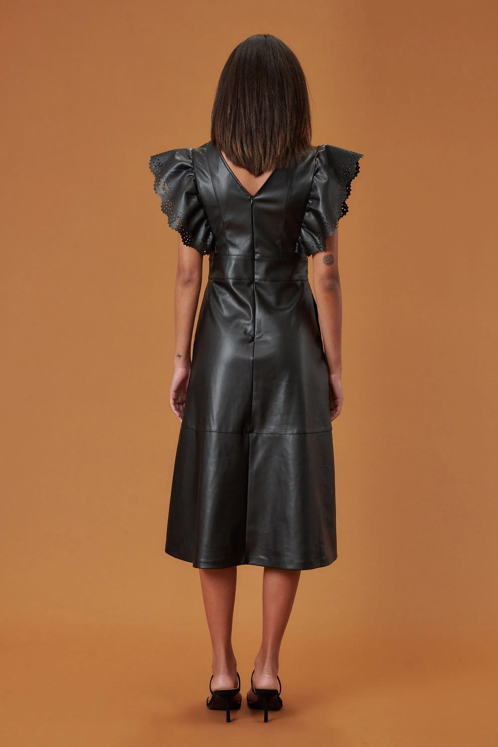 Carol PU Long Dress sold by Vibrant product image thumbnail 3