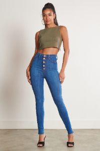 [P1214] Zip It Up Skinny Jeans sold by Vibrant