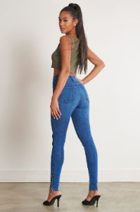 [P1214] Zip It Up Skinny Jeans sold by Vibrant