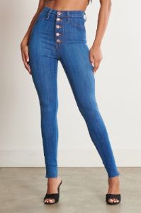 [P1214] Zip It Up Skinny Jeans sold by Vibrant