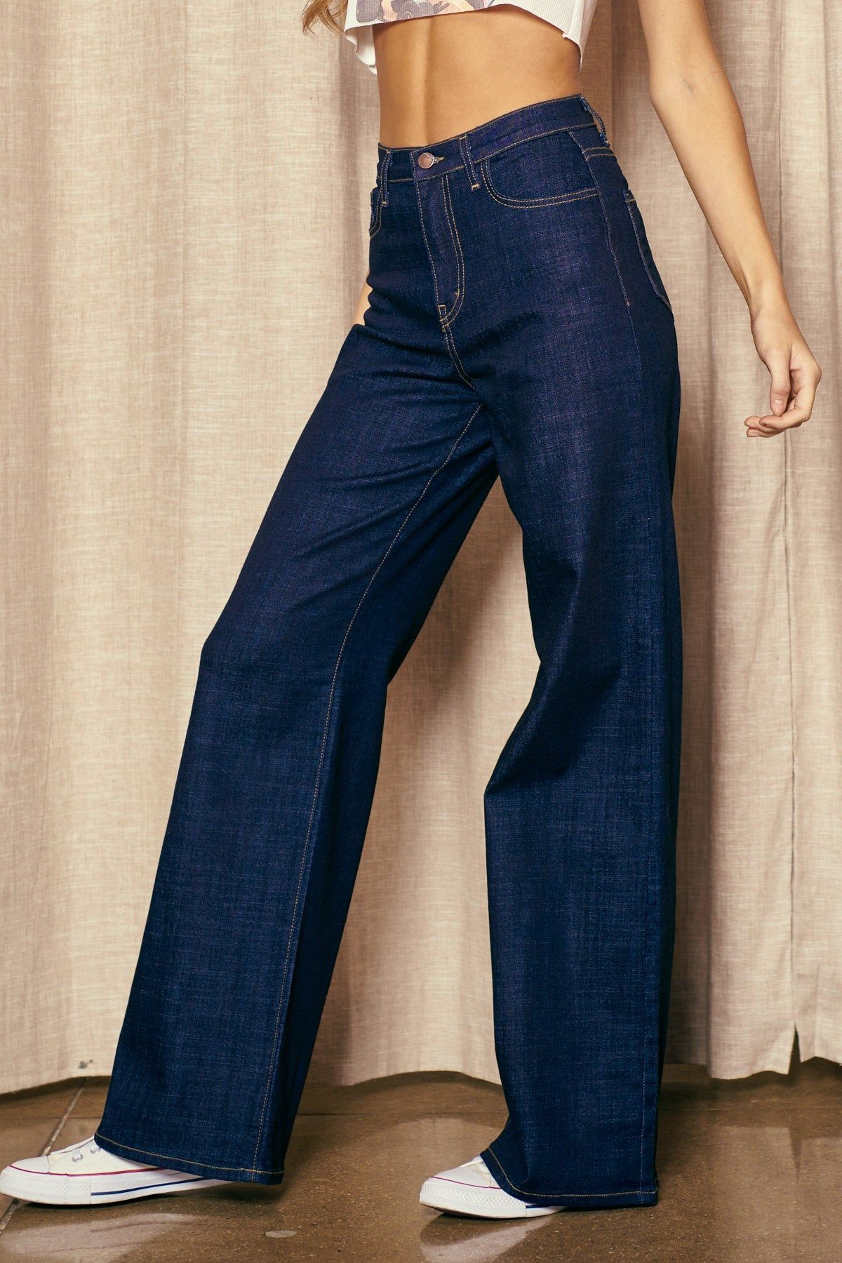 Indigo Wide Leg Jeans sold by Vibrant product image thumbnail 2