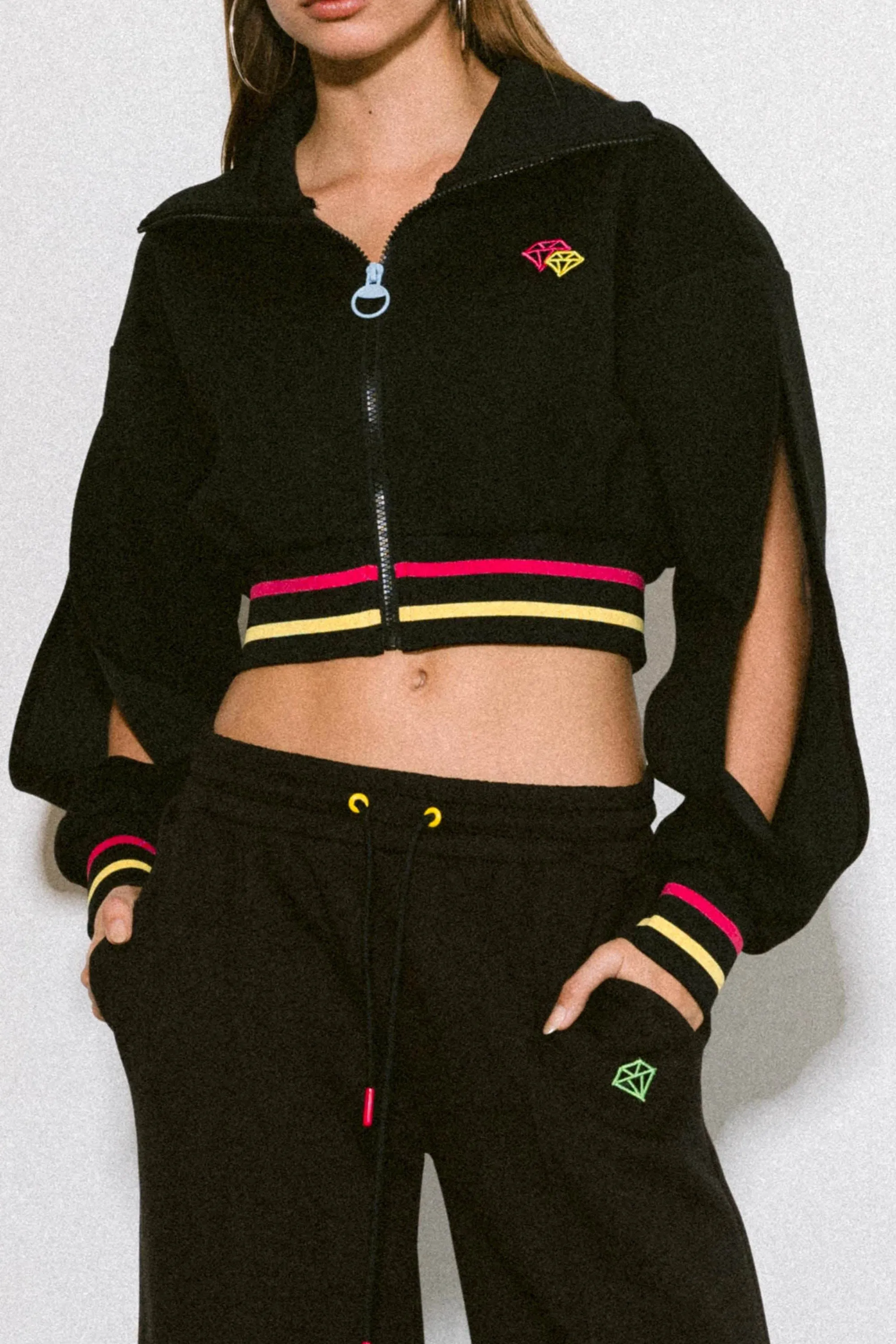 Kayla Cropped Track Jacket sold by Vibrant product image thumbnail 5