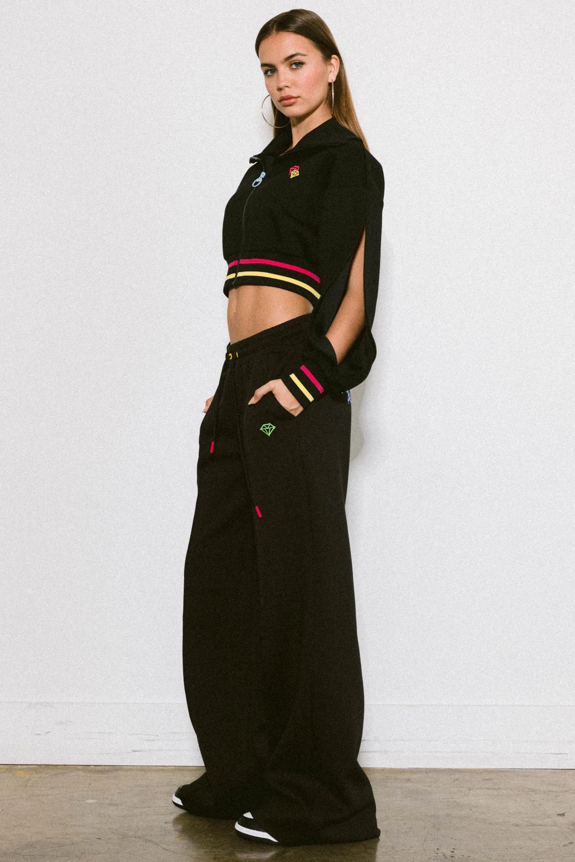 Kayla Cropped Track Jacket sold by Vibrant product image thumbnail 2