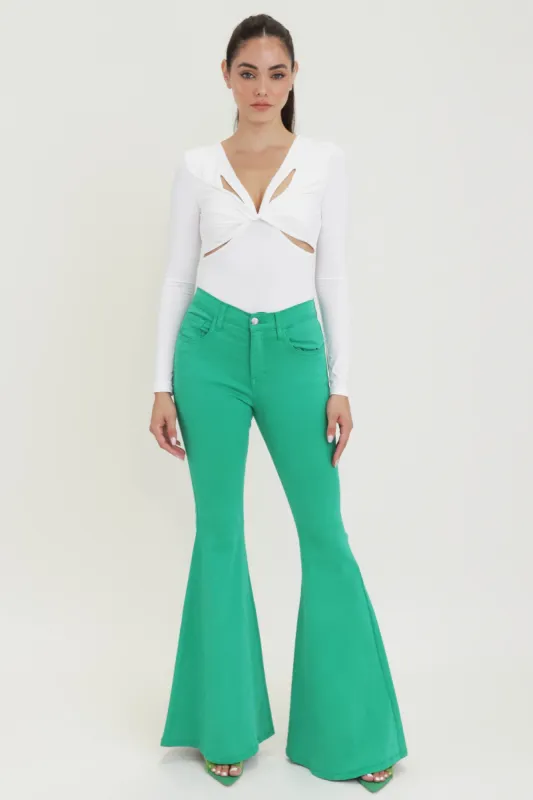 VBRT Color Flare Jeans sold by Vibrant