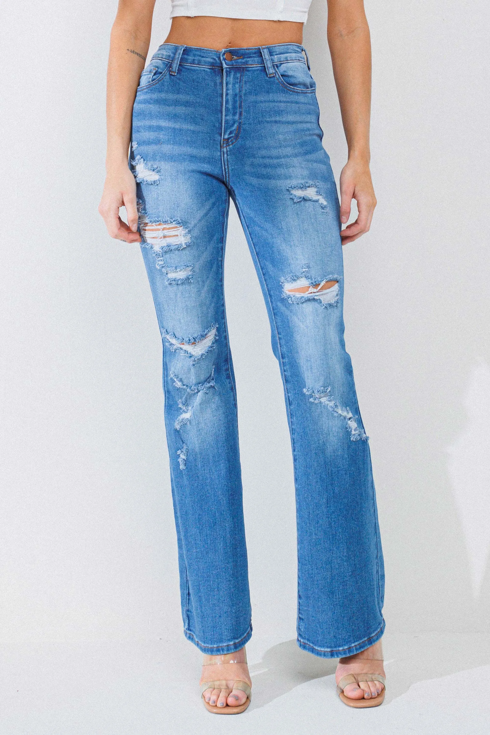 Her Side Flare Jeans sold by Vibrant product image thumbnail 4
