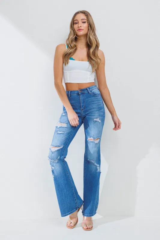 Her Side Flare Jeans sold by Vibrant