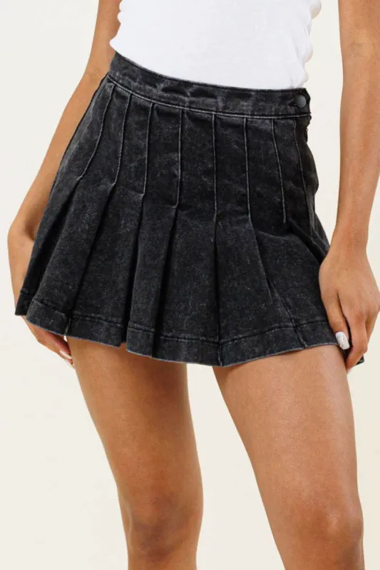 Back to School Pleated Skirt sold by Vibrant