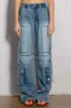 Convertible To Jorts Wide Leg Cargo Jeans sold by Vibrant