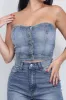 Iridescent Rhinestone Star Tube Top sold by Vibrant