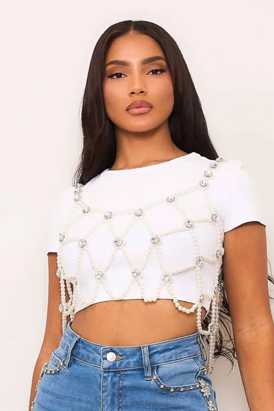 Pearl Jewel Top sold by Vibrant