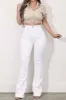 Form Fitting Bootcut Jeans sold by Vibrant