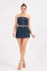 [XTOP105] Indigo Tube Top sold by Vibrant