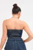 [XTOP105] Indigo Tube Top sold by Vibrant