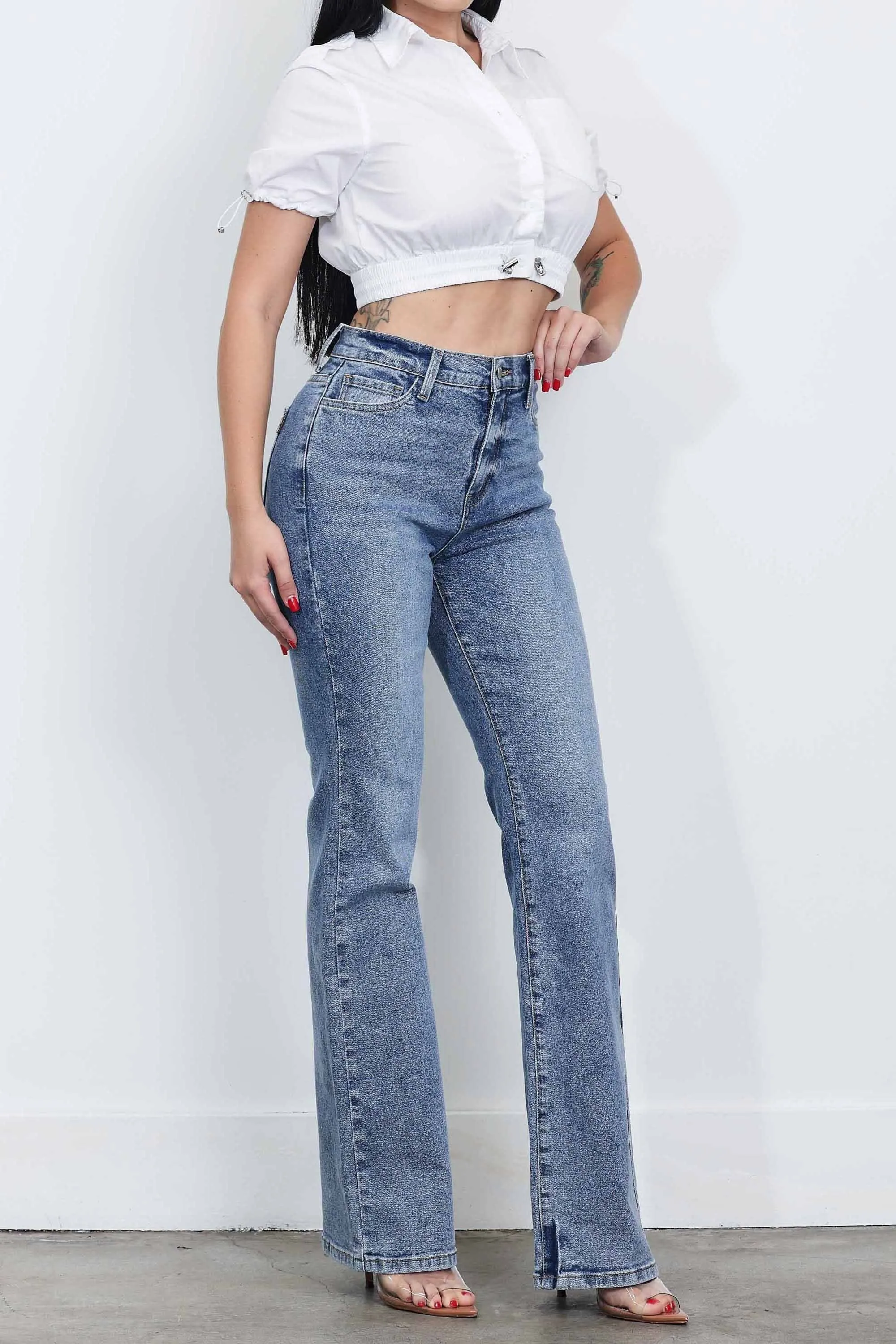 High-Rise Straight Jeans sold by Vibrant product image thumbnail 5
