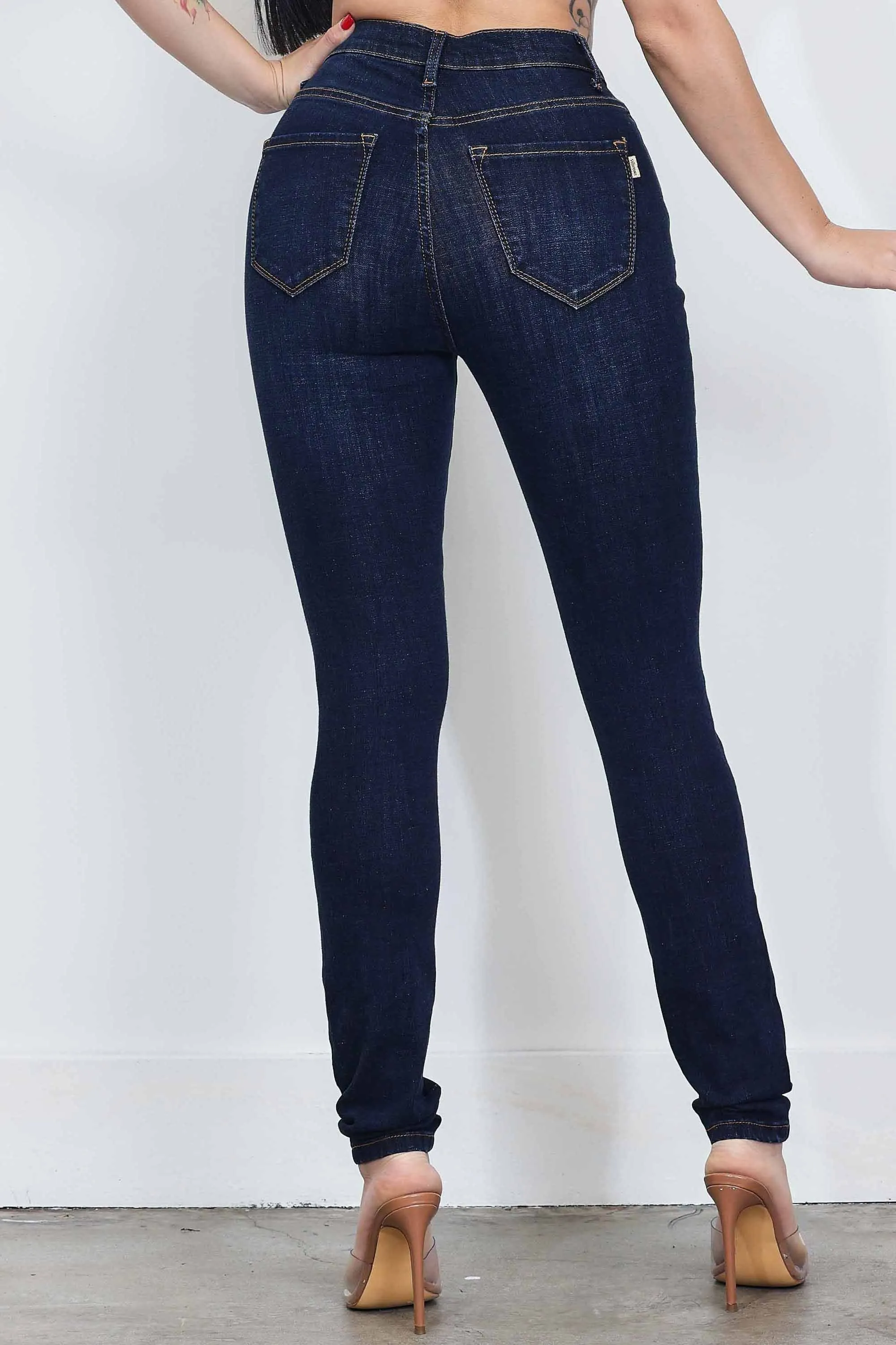 High-Rise Skinny Jeans sold by Vibrant product image thumbnail 3