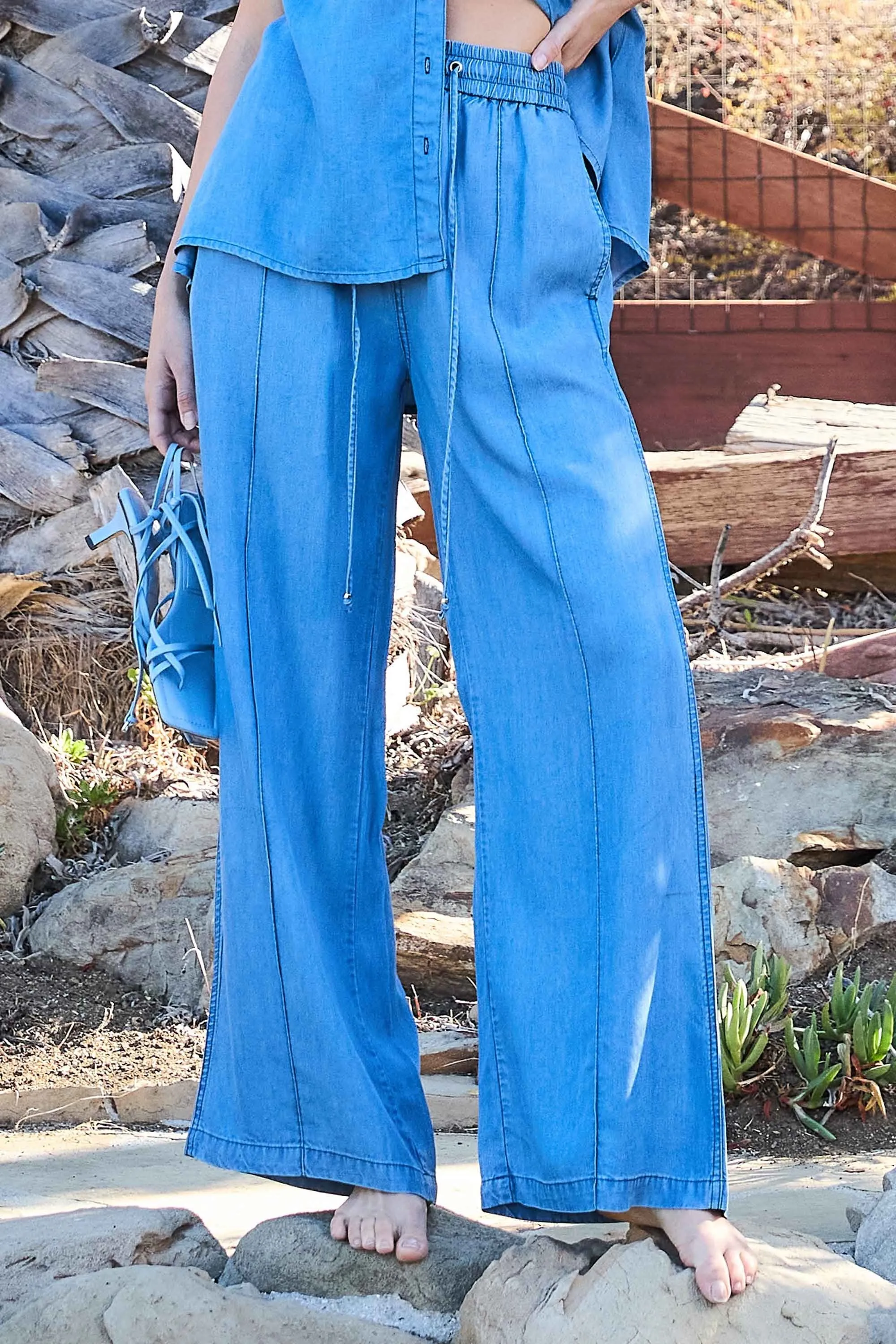 TENCEL™ fibers Relaxed Pants sold by Vibrant product image thumbnail 2