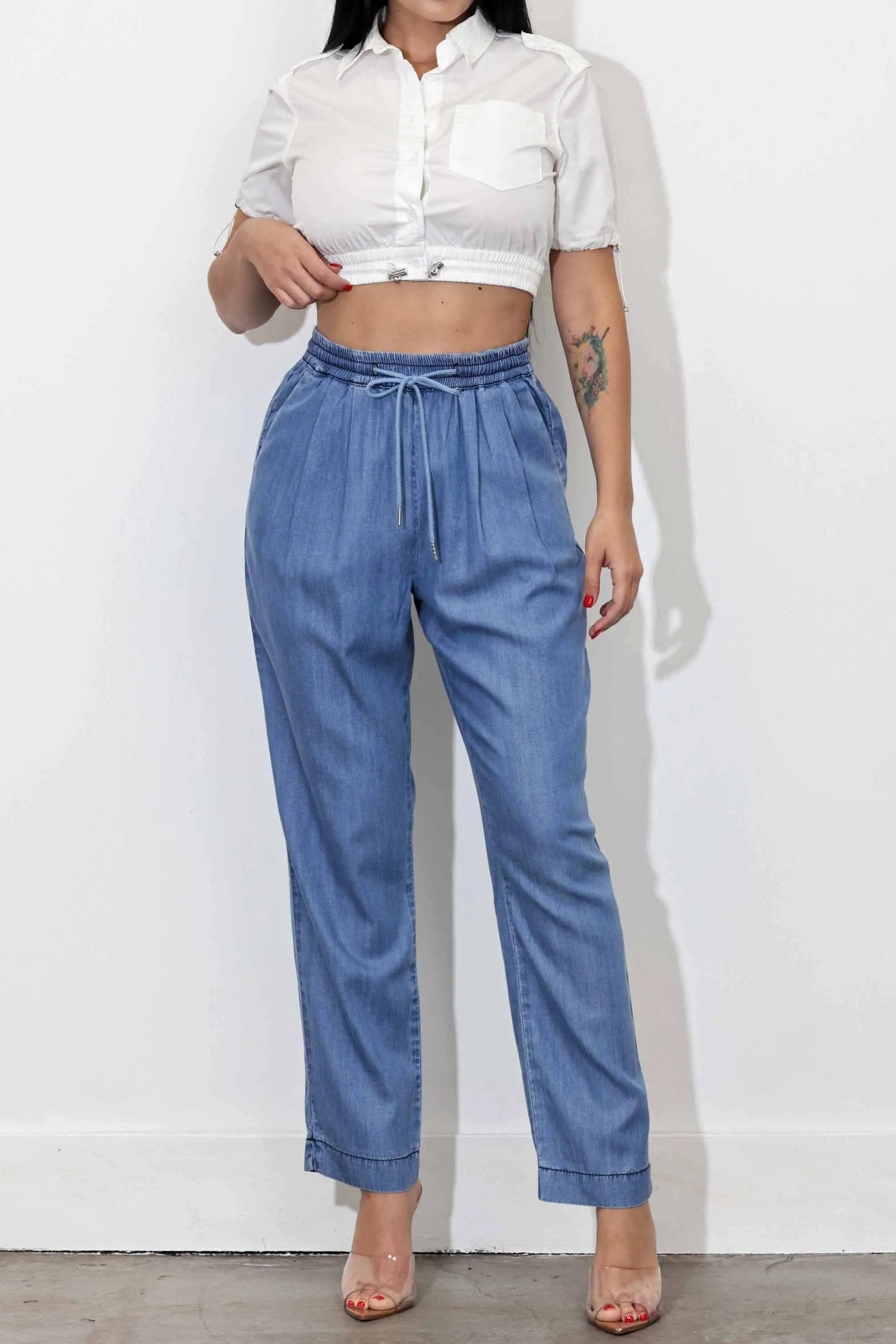 TENCEL™ fibers Relaxed Pants sold by Vibrant product image thumbnail 5