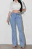 Subtle Distress Bootcut Jeans sold by Vibrant