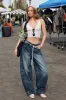 Barrel Baggy Jeans With Draw String sold by Vibrant